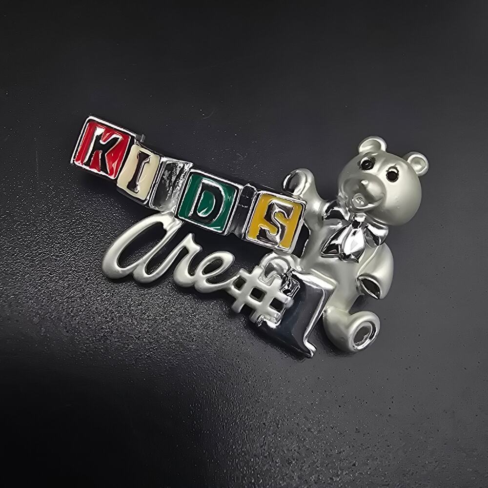 Danecraft Teachers Brooch Kids Are #1 Childcare Gift